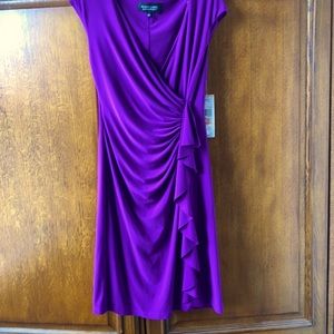 Bright Purple dress Evan Picone size 2